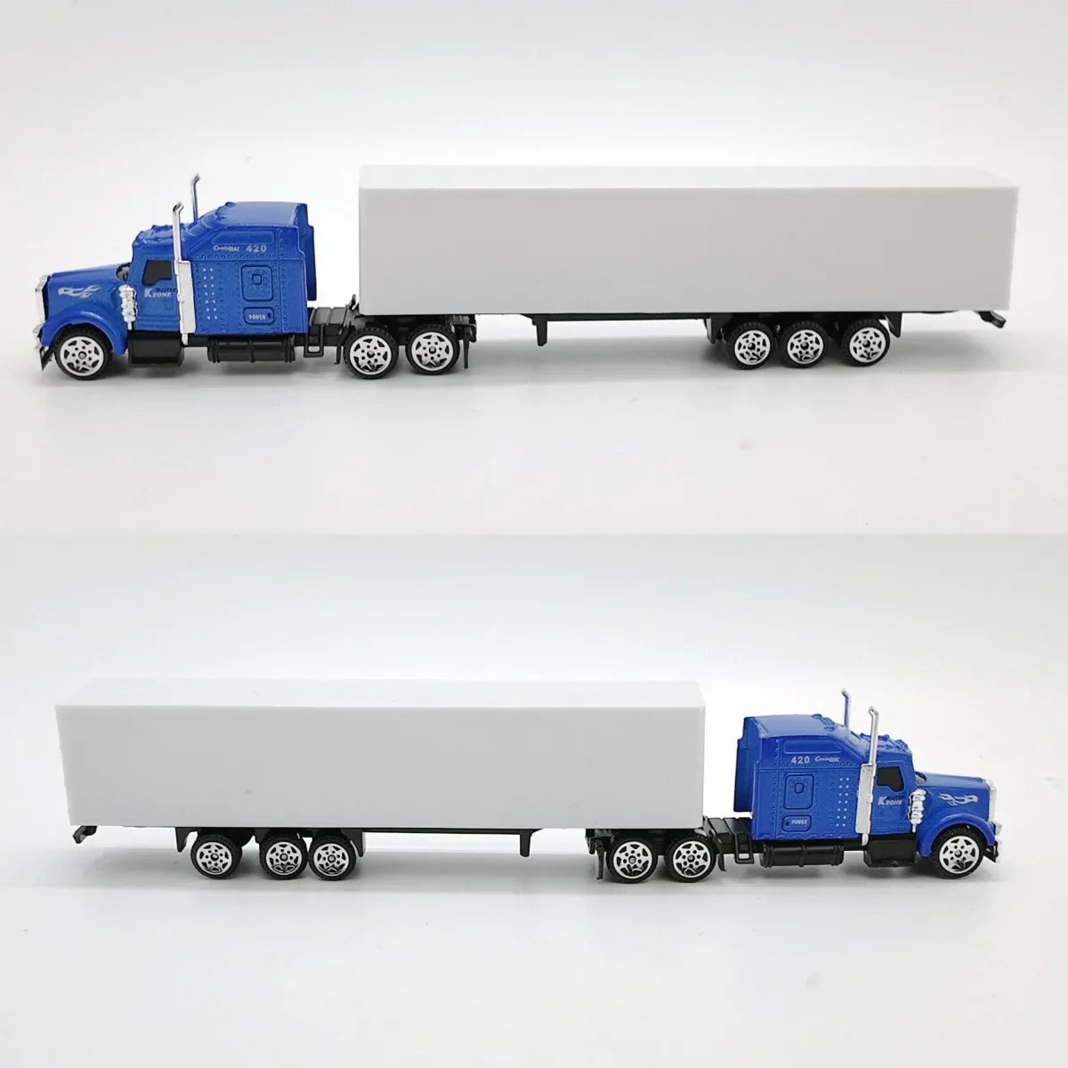 1:87 Simulation American Truck Toy Model 23.5cm Realistic American Transport Container Truck Diecast Model Boy Gifts