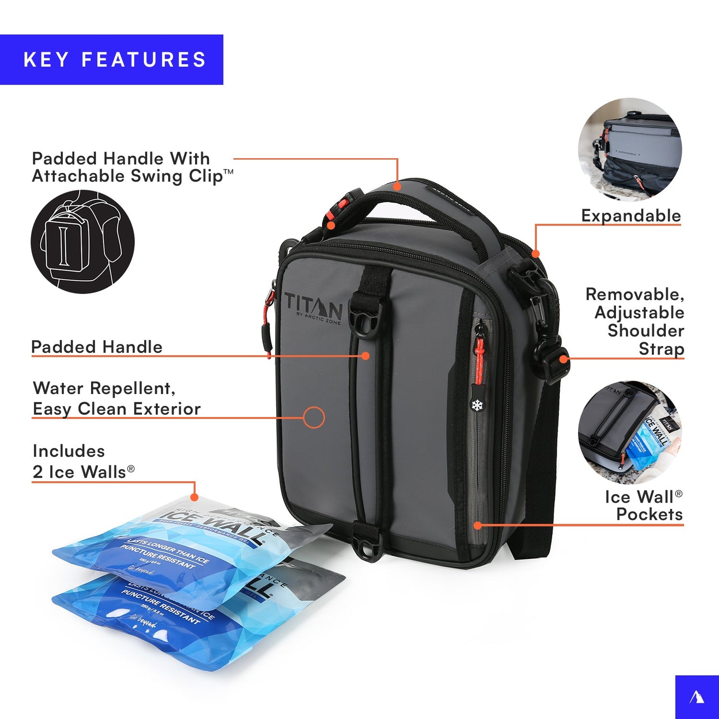 Fridge Cold Expandable Lunch Bag