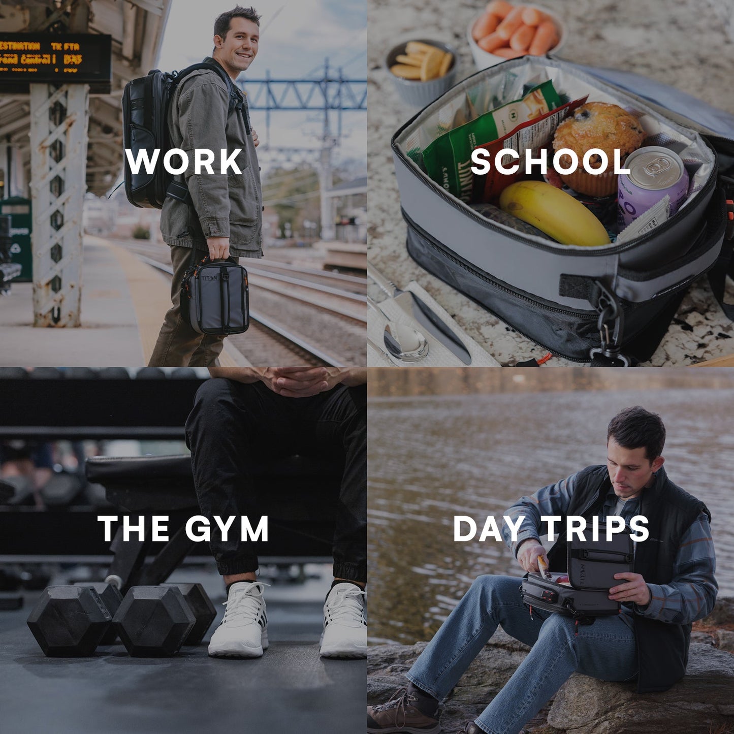 Fridge Cold Expandable Lunch Bag