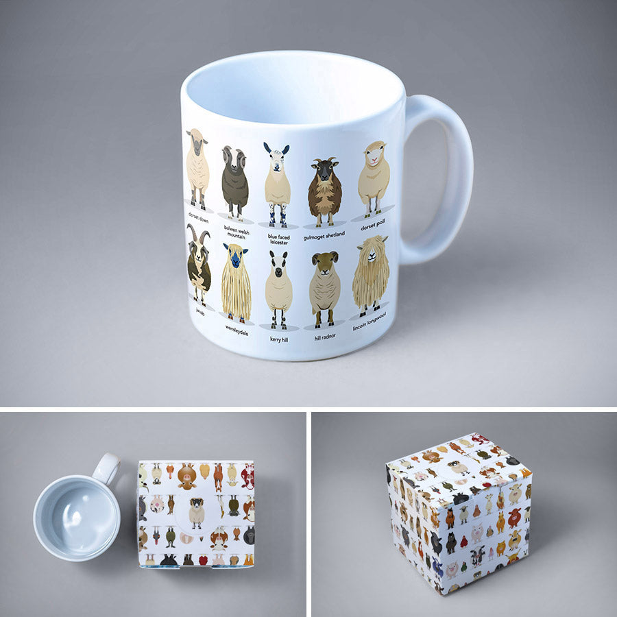 Sheep Breeds Mug
