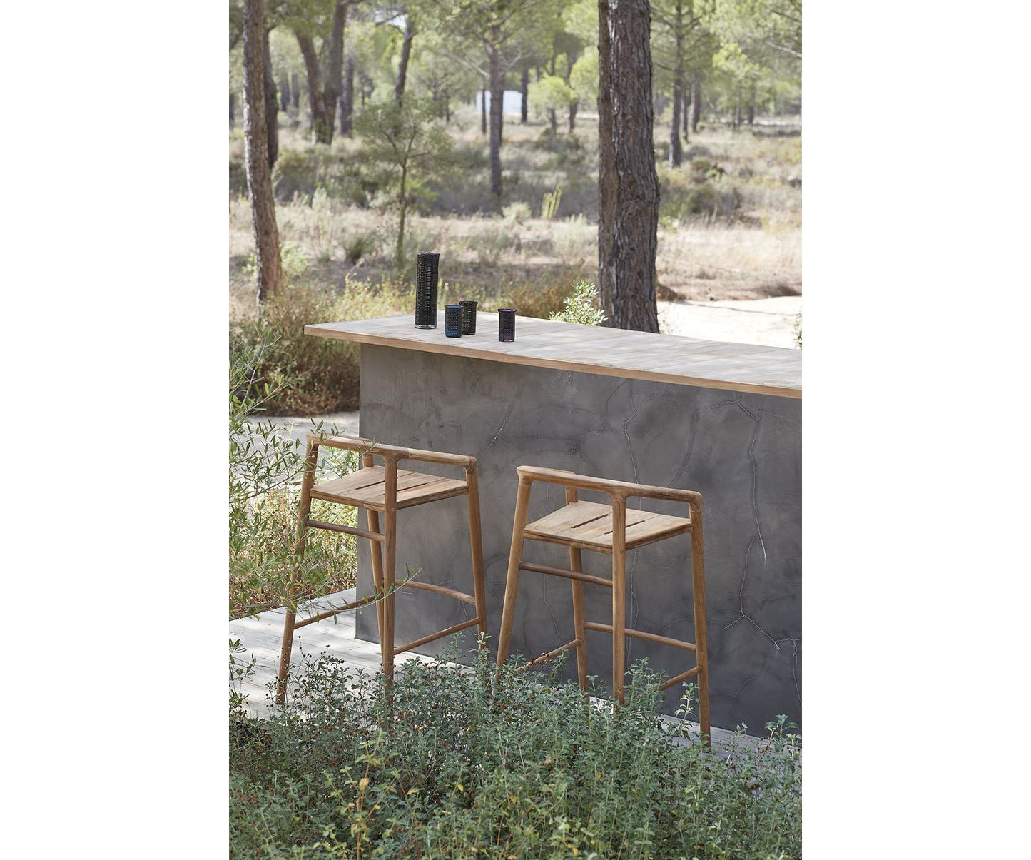 Solid Barstool/Counter Stool with Back