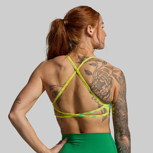 Serenity Sports Bra (Lime Splash)