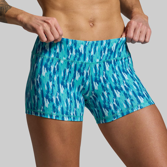 Double Take Booty Short (Waterfall)