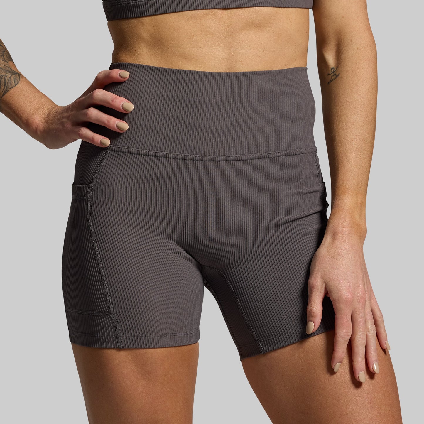 All or Nothing Short Set (Dark Grey)