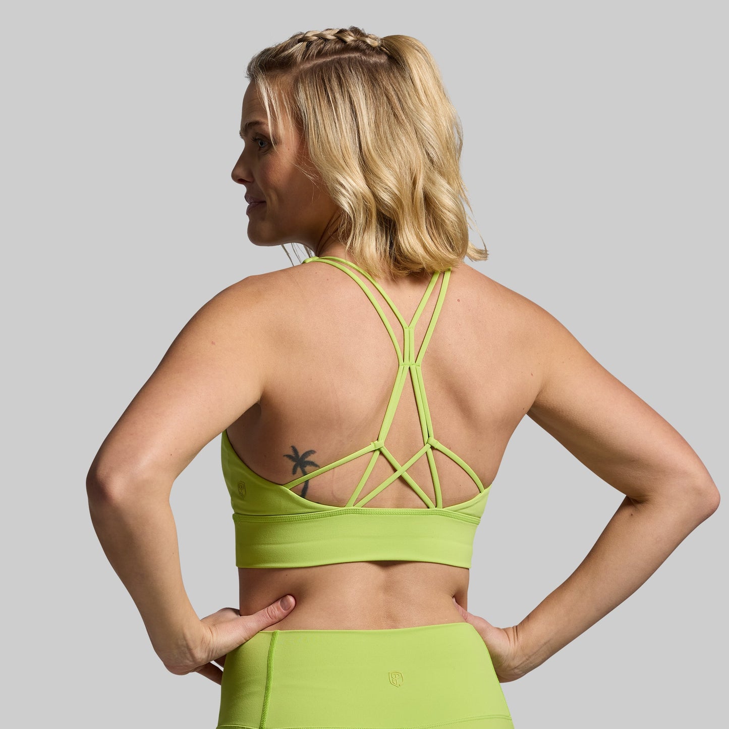 Untamed Sports Bra (Lime)