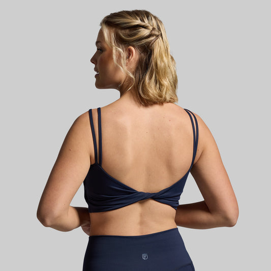 Don't Get It Twisted Sports Bra (BP Navy)