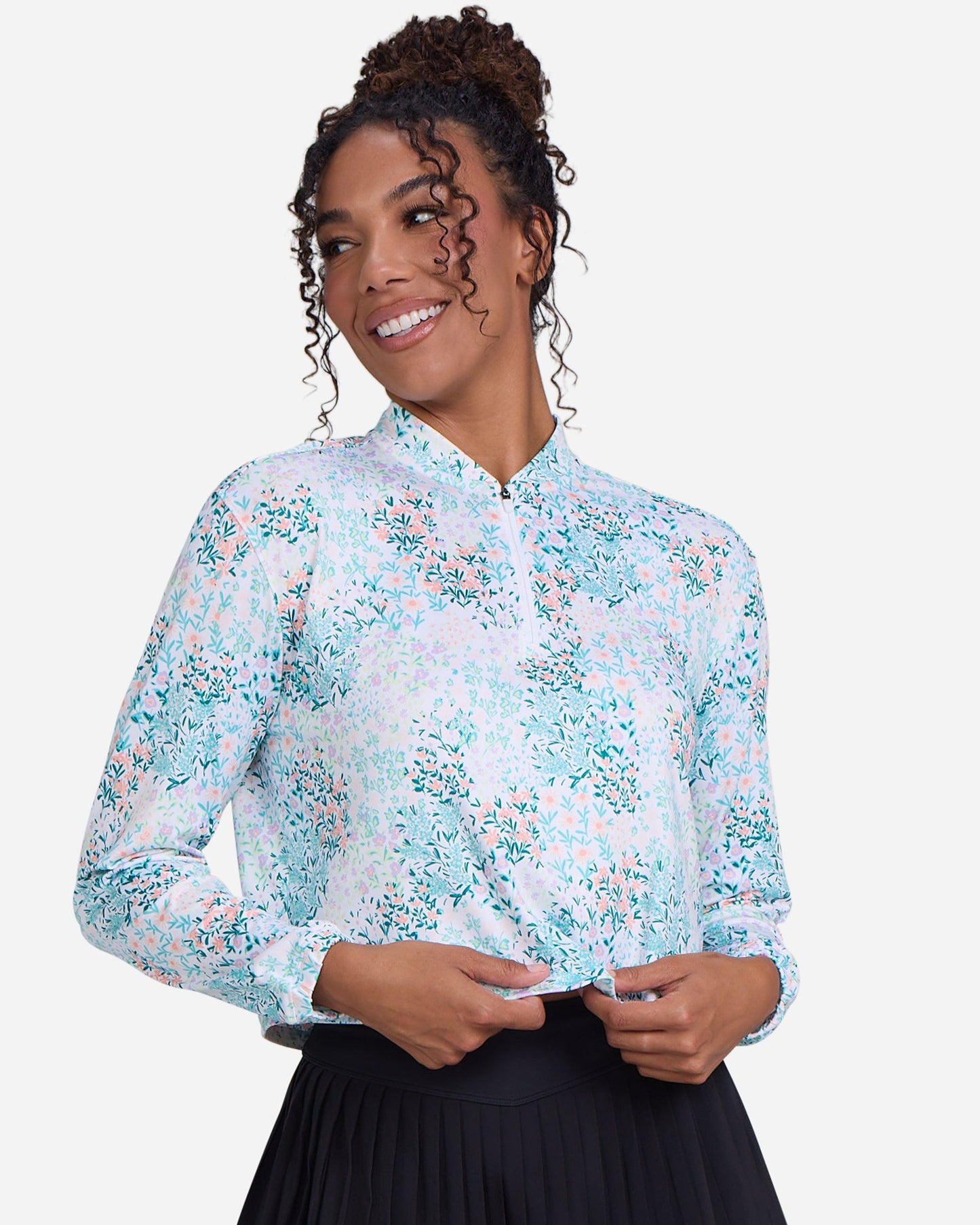 UV Quarterzip - Spring Has Sprung