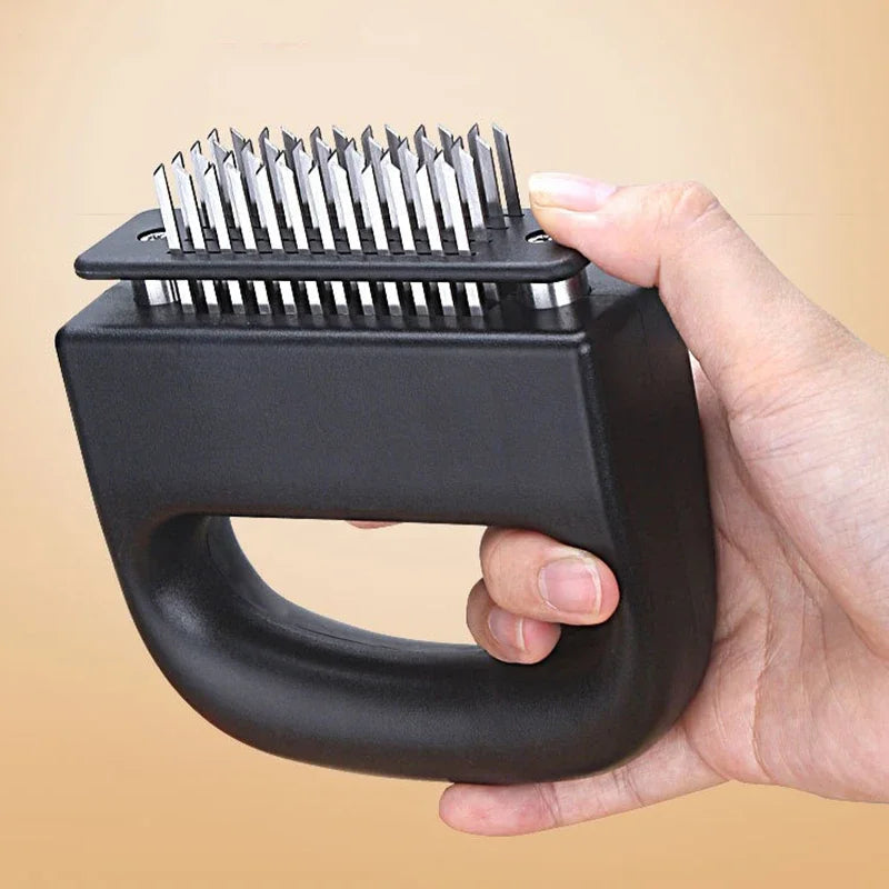 Meat Tenderizer Tool Stainless Steel 48 Blade Ergonomic Handle