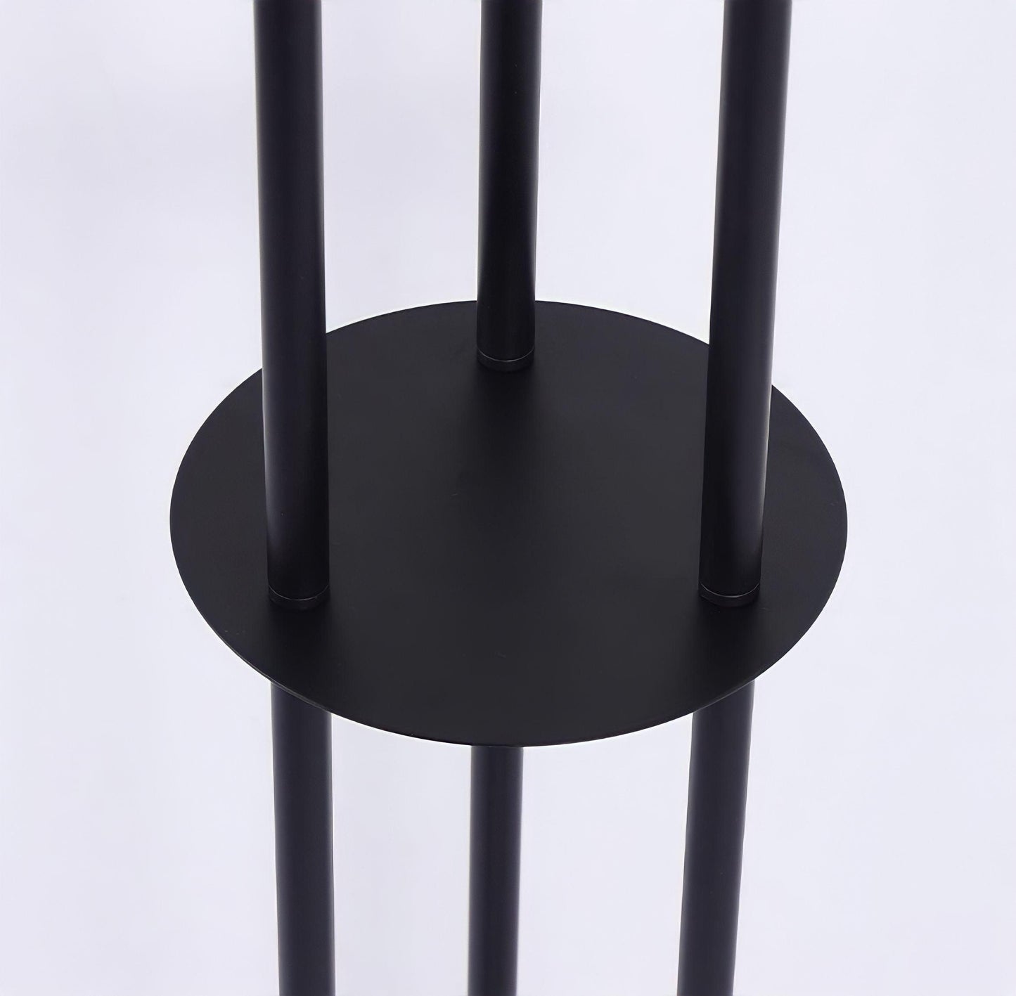 Modern 3-Light LED Floor Lamp With Tall Tube Shades