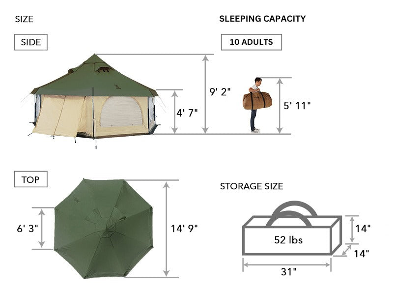 Takenoko Bell Tent