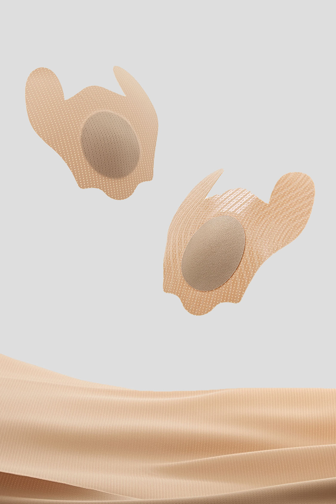 Women's Short U-Shape Breathable Disposable Nipple Covers 4 Pairs TH004