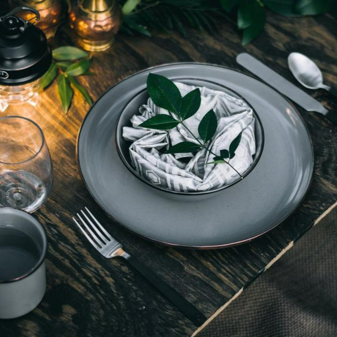 Barebones Enamel Bowl - Set of 2