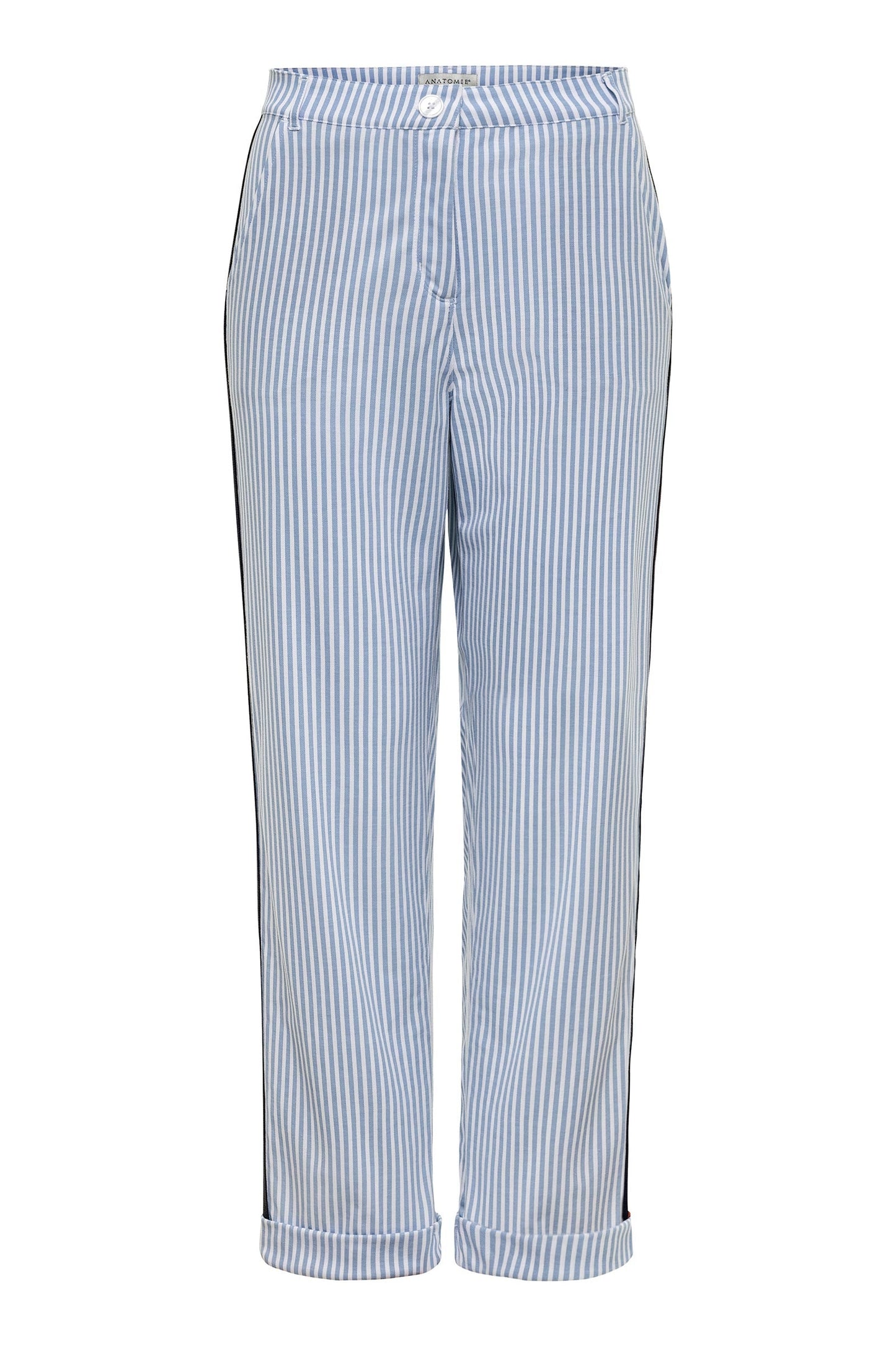Tate Striped Pique Straight Leg Pant