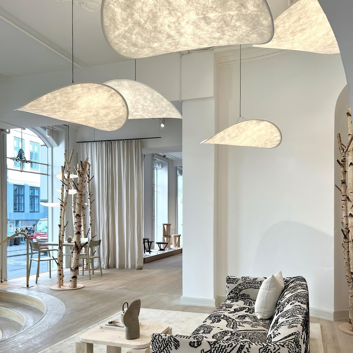 Minimalist Soft Shade Pendant Lights With Diffused Glow