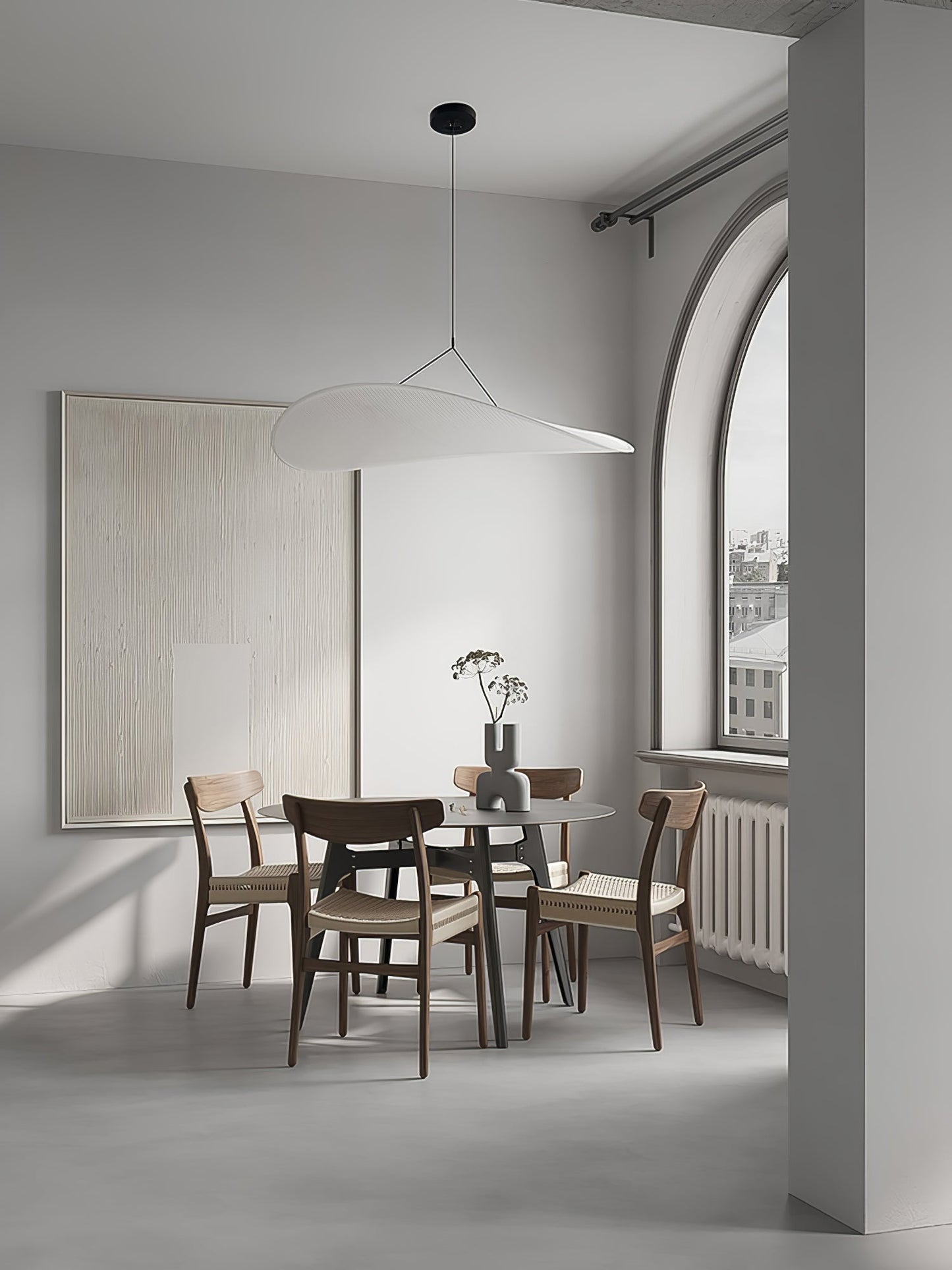 Minimalist Soft Shade Pendant Lights With Diffused Glow