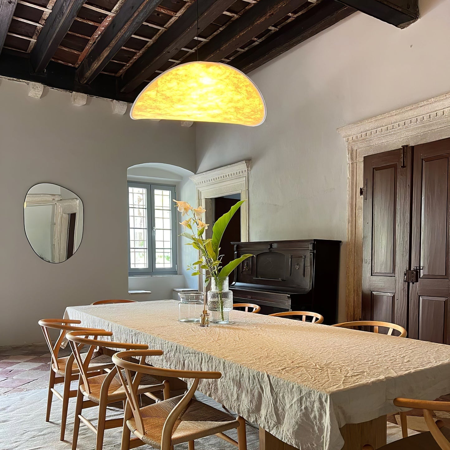 Minimalist Soft Shade Pendant Lights With Diffused Glow
