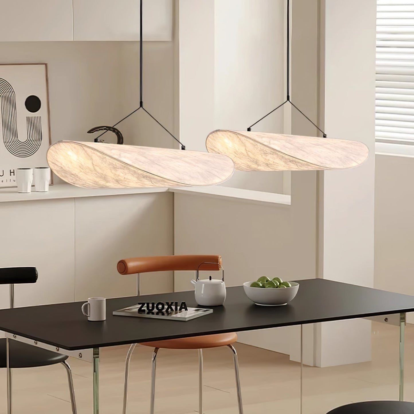 Minimalist Soft Shade Pendant Lights With Diffused Glow
