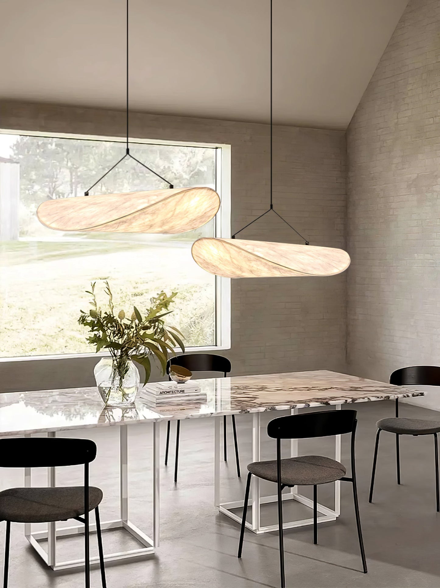 Minimalist Soft Shade Pendant Lights With Diffused Glow