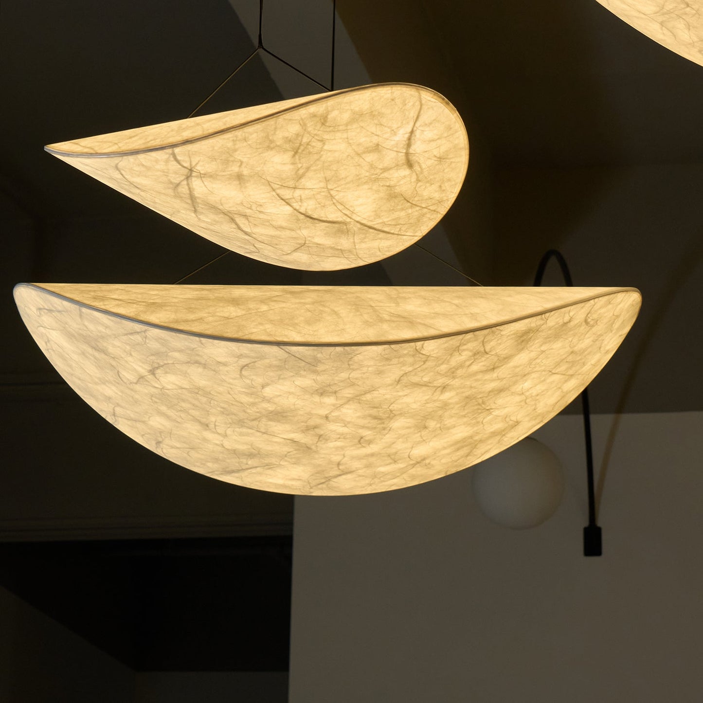 Minimalist Soft Shade Pendant Lights With Diffused Glow