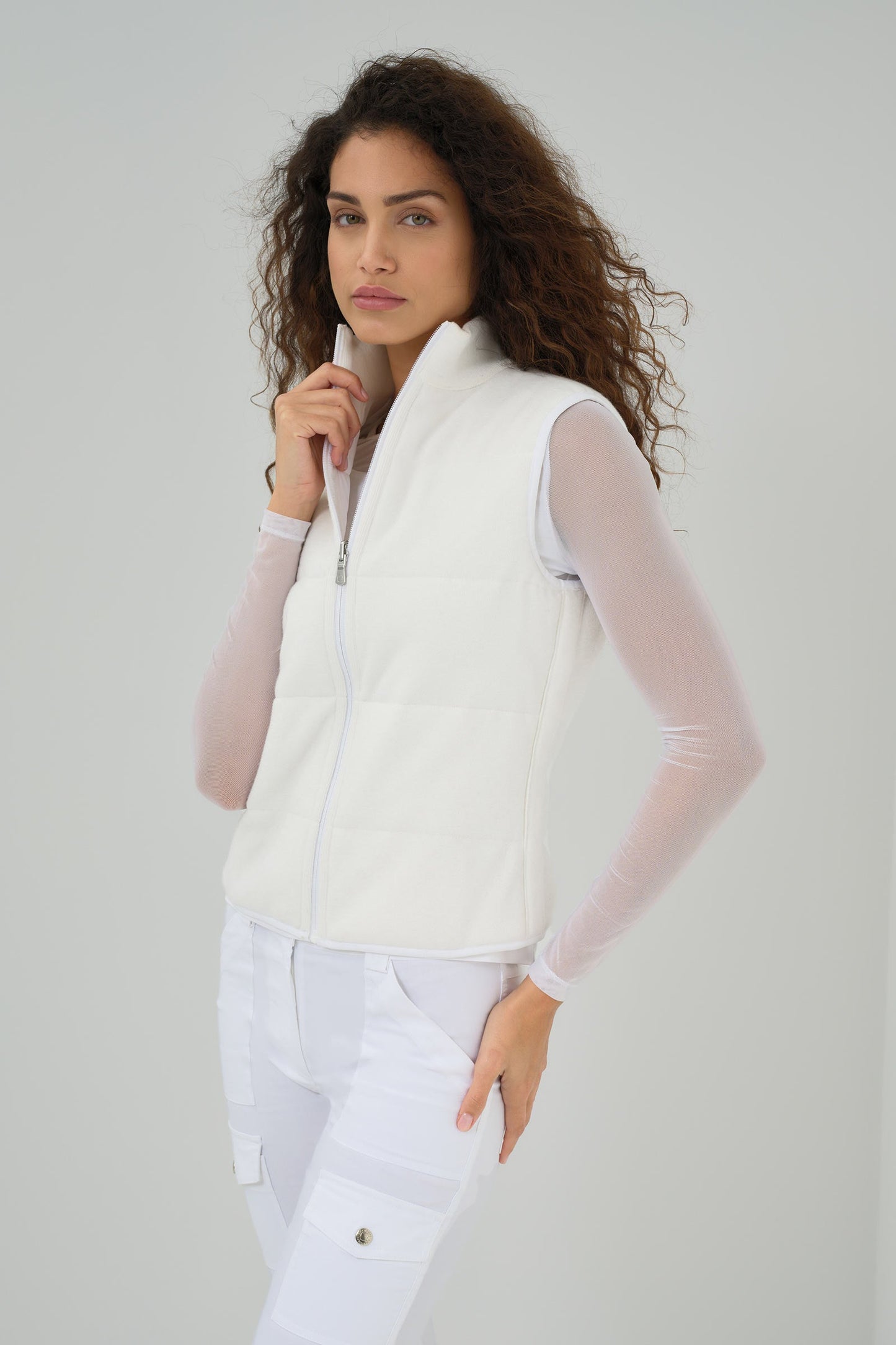 Terry Reversible Puffer Vest