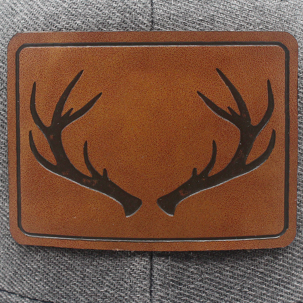 The Antler Patch Farm Series Hat | Unisex Trucker Mesh Baseball Cap | Outdoor Sun Hat