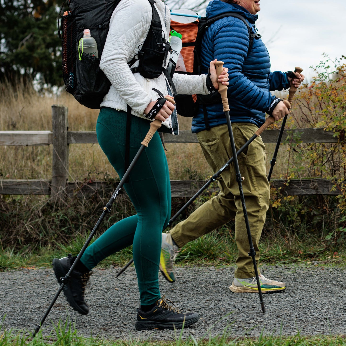 Diorite Telescopic Carbon Fiber Trekking Poles, EVA Foam