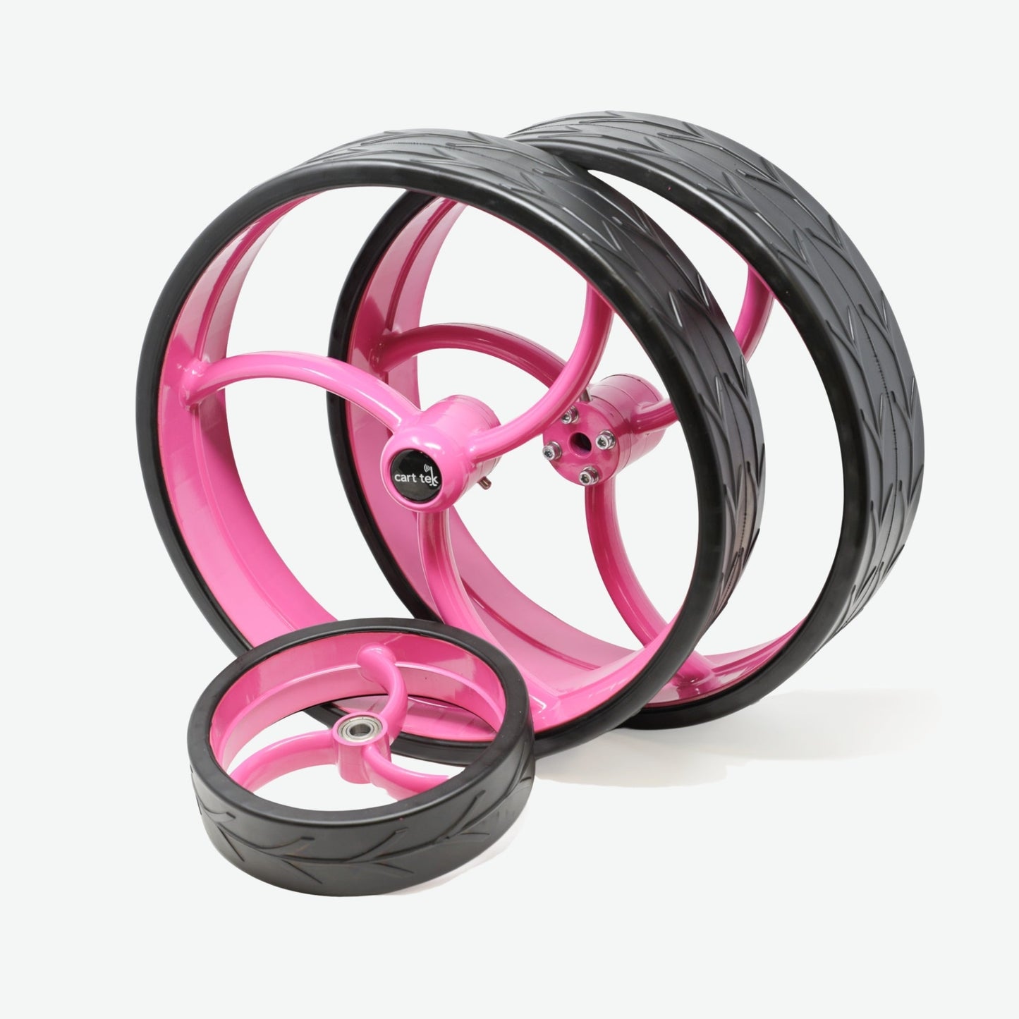 Cart Tek Colored Trolley Wheels