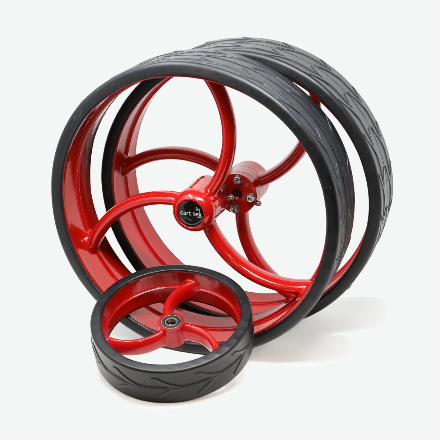 Cart Tek Colored Trolley Wheels