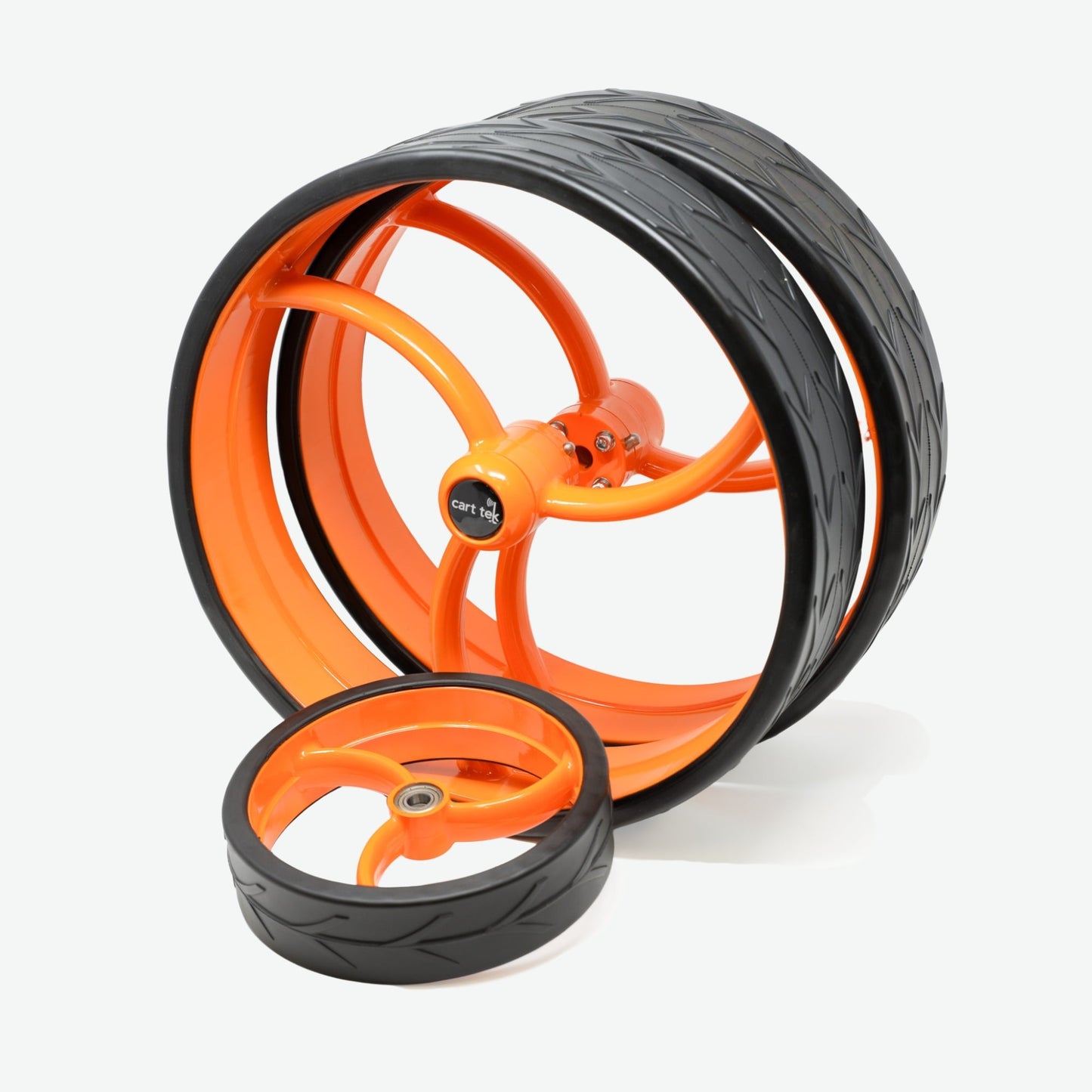 Cart Tek Colored Trolley Wheels