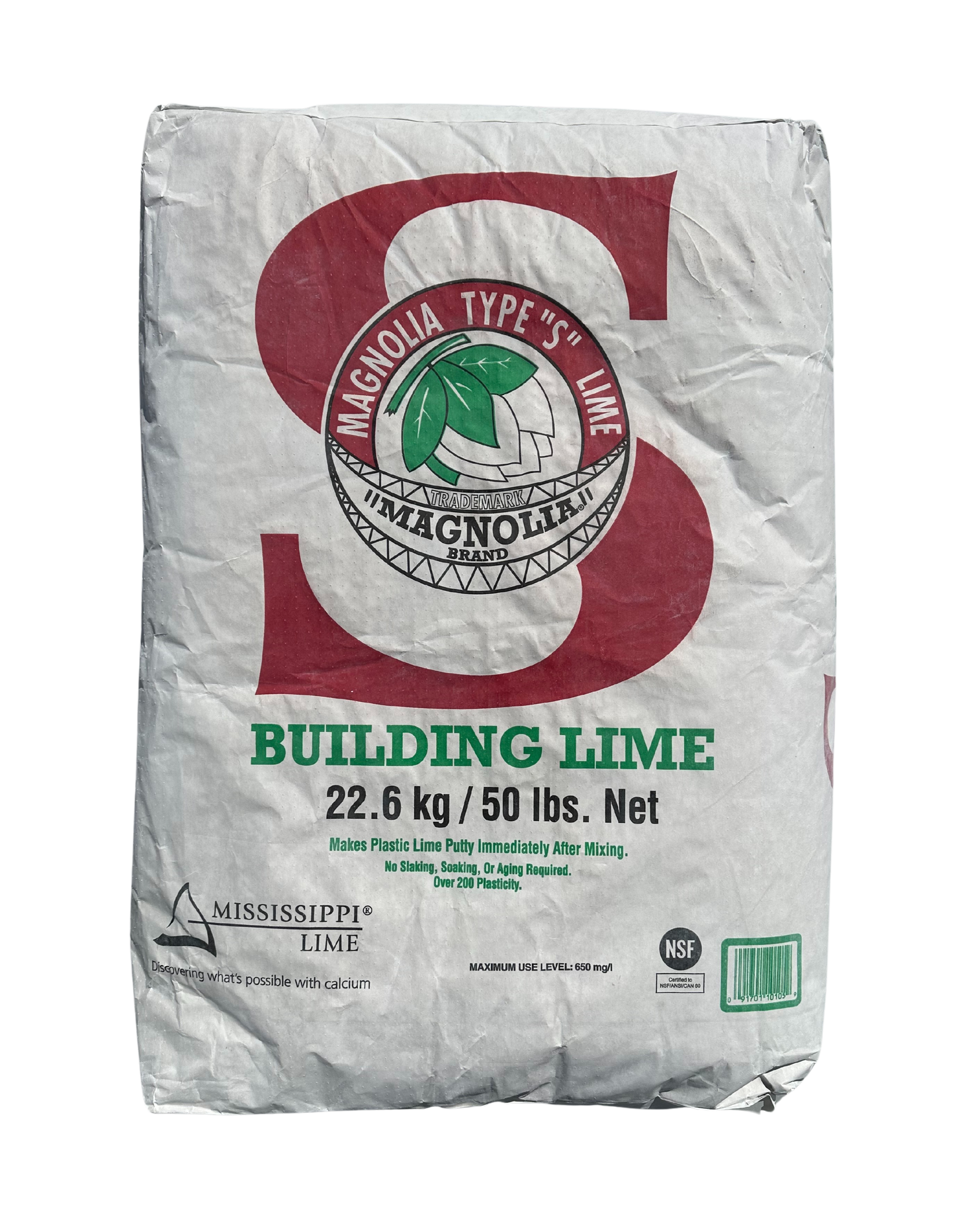 Type S - Hydrated Lime