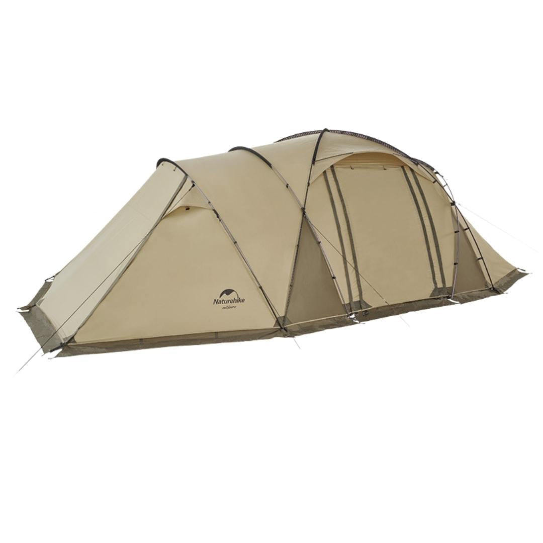 Naturehike  UPF50+ Aries Beta Tunnel Tent For 4-6 Man - Khaki