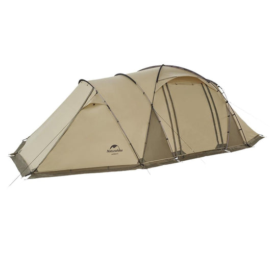 Naturehike  UPF50+ Aries Beta Tunnel Tent For 4-6 Man - Khaki