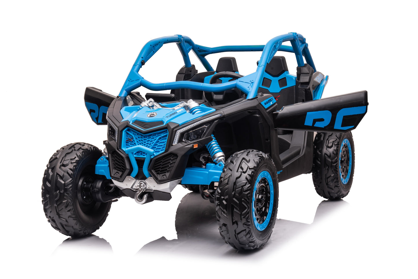 Magic Cars 4 Wheel Drive 2 Seater ATV Ride On UTV Quad Electric Buggy Truck Parental Control