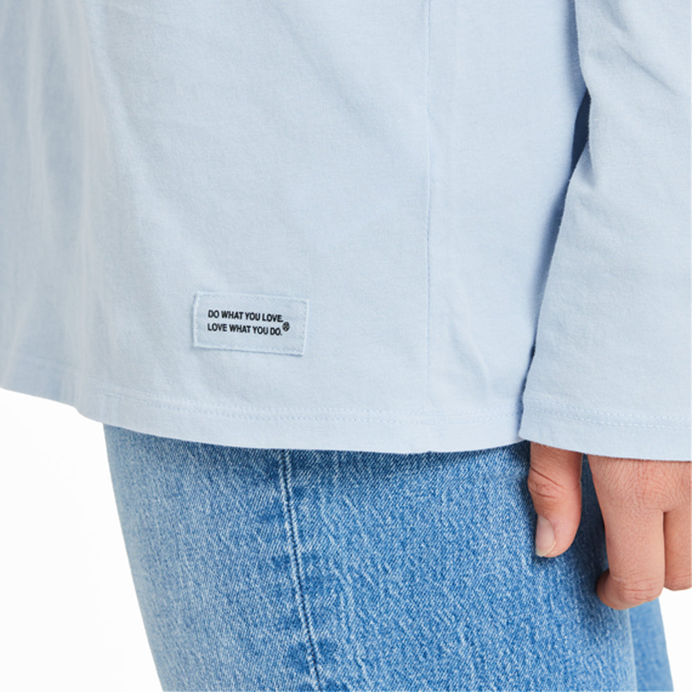 Nature Heals Dragonfly L/S Crusher-LITE Hooded Tee - Glacier Blue - 129302