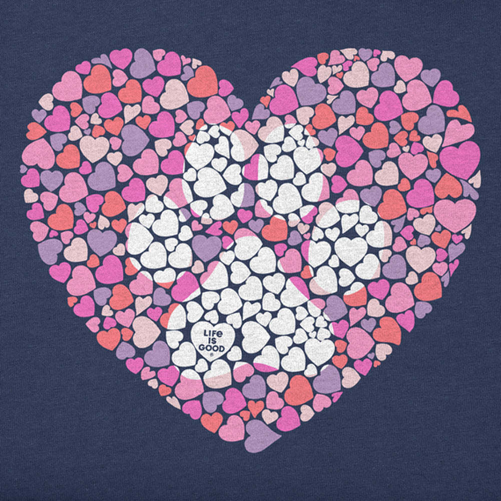 Women's Dog Paw Heart Crusher-LITE Vee - 129291