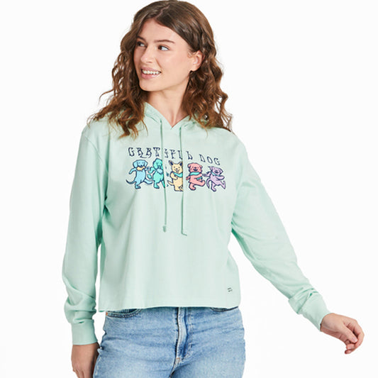 Women's Grateful Dog Boxy Crusher Hoodie - 129340