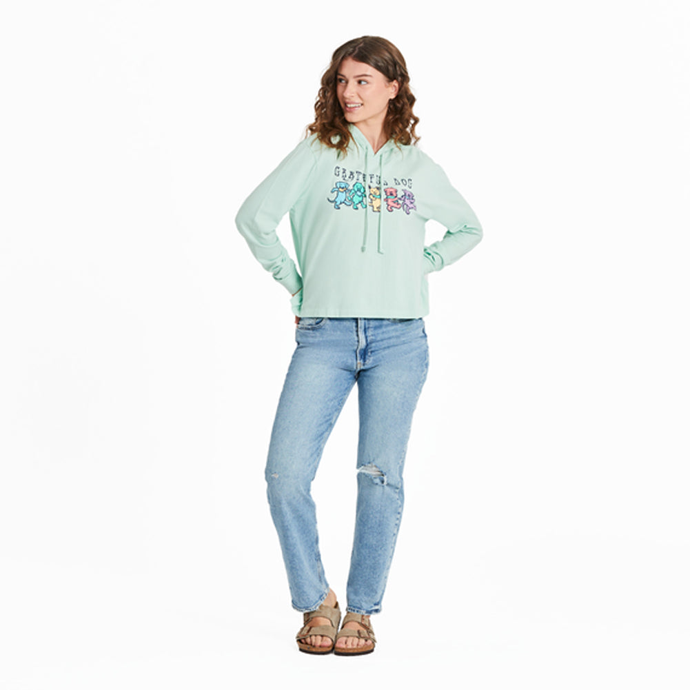 Women's Grateful Dog Boxy Crusher Hoodie - 129340