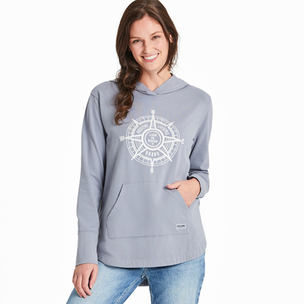Women's Positive Compass Crusher-FLEX Hoodie Tunic - 129418