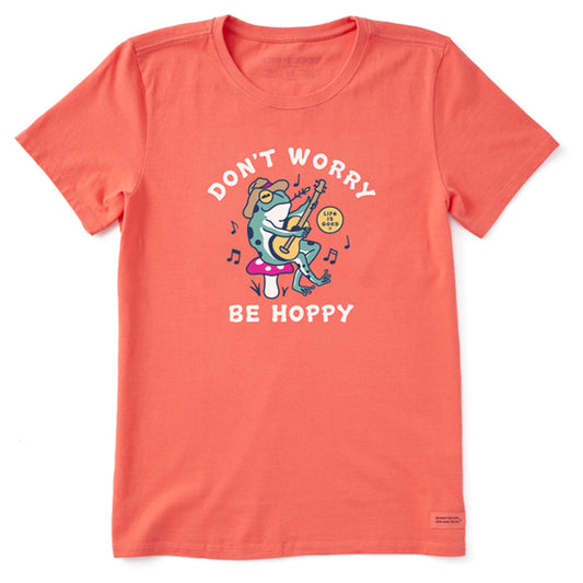Women's Don't Worry Frog Guitar Crusher Tee - 129118