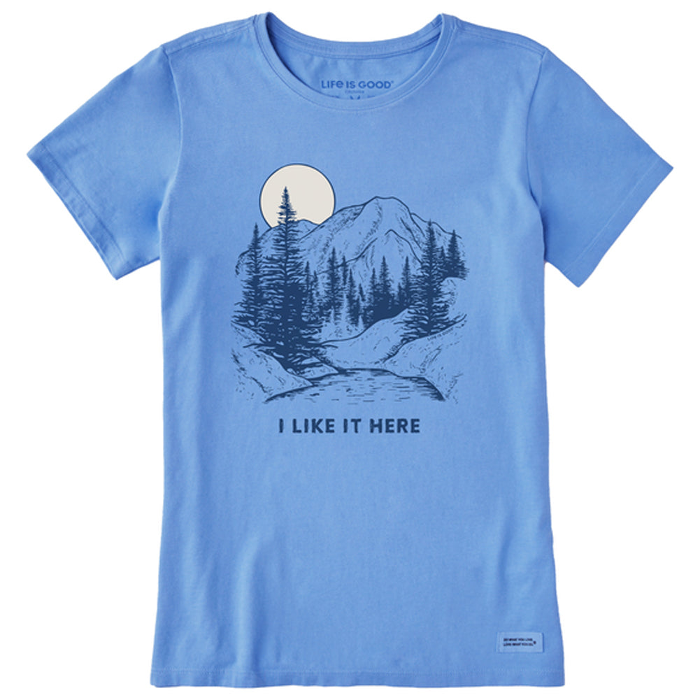 Women's I Like it Here Take it Outside Mountains Crusher Tee - 129134