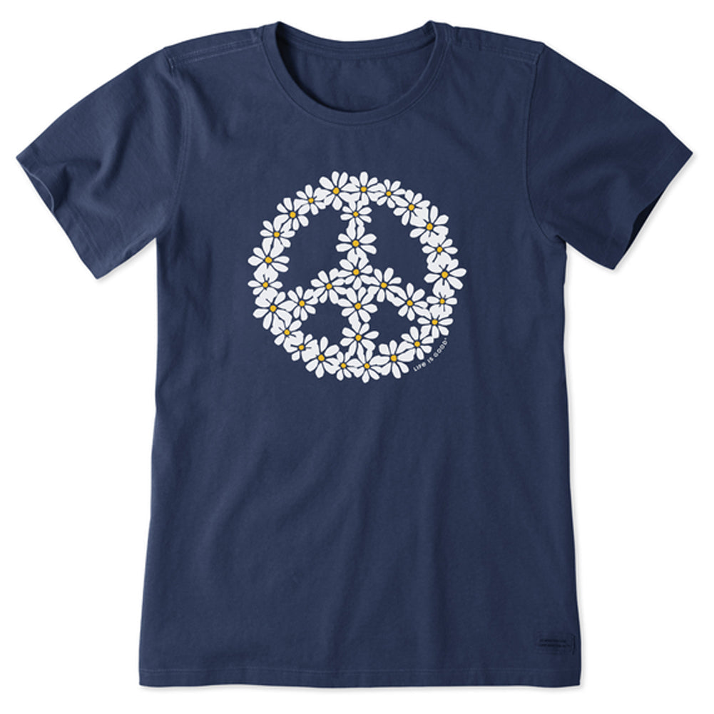 Women's Peace Daisy Chain Crusher Tee - 129136