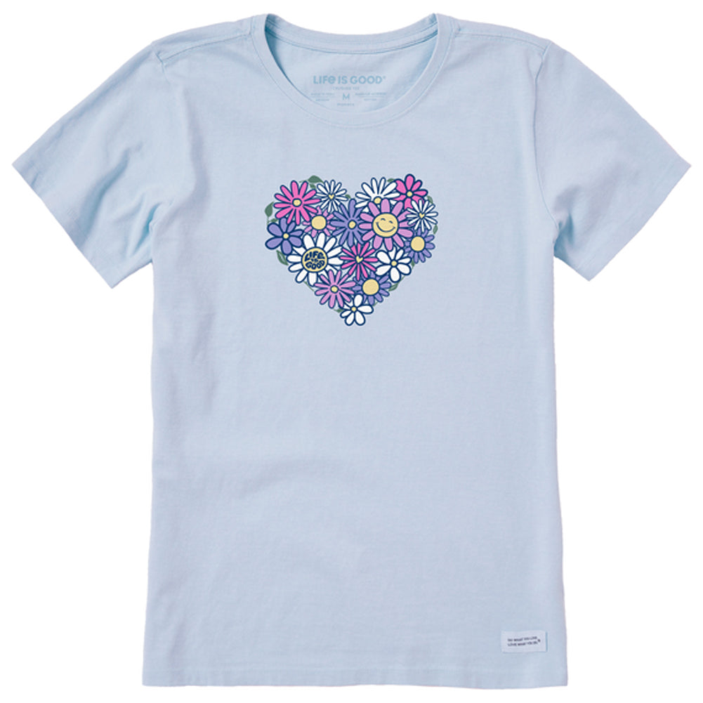Women's Flower Heart Crusher Tee - 129139