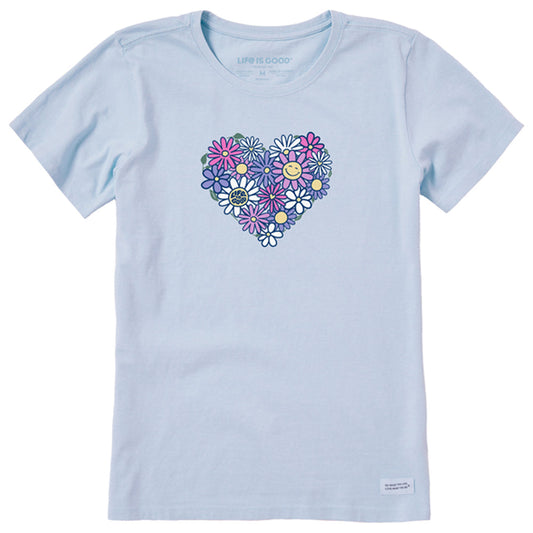 Women's Flower Heart Crusher Tee - 129139