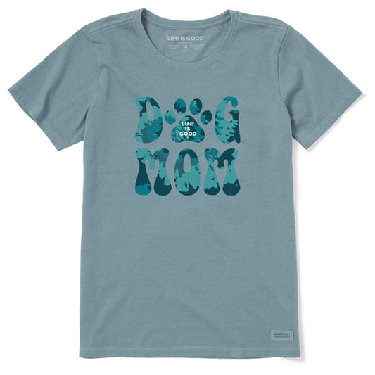 Women's Tie Dye Dog Mom Crusher Tee - 129148