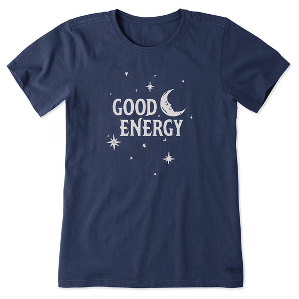 Women's Wordsmith Good Energy Moon & Stars Crusher Tee - 129154