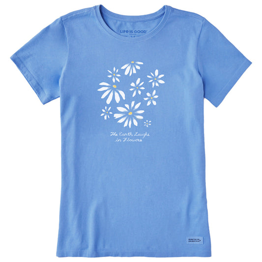 Women's Earth Laughs Daisies Short Sleeve Tee - 129234