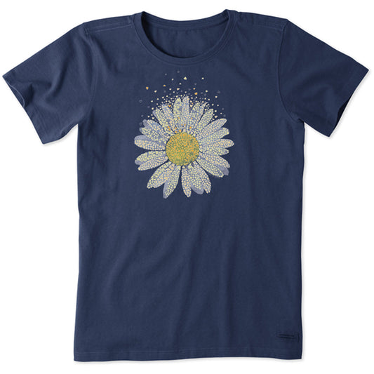 Women's Flower of Hearts Short Sleeve Tee - 129244
