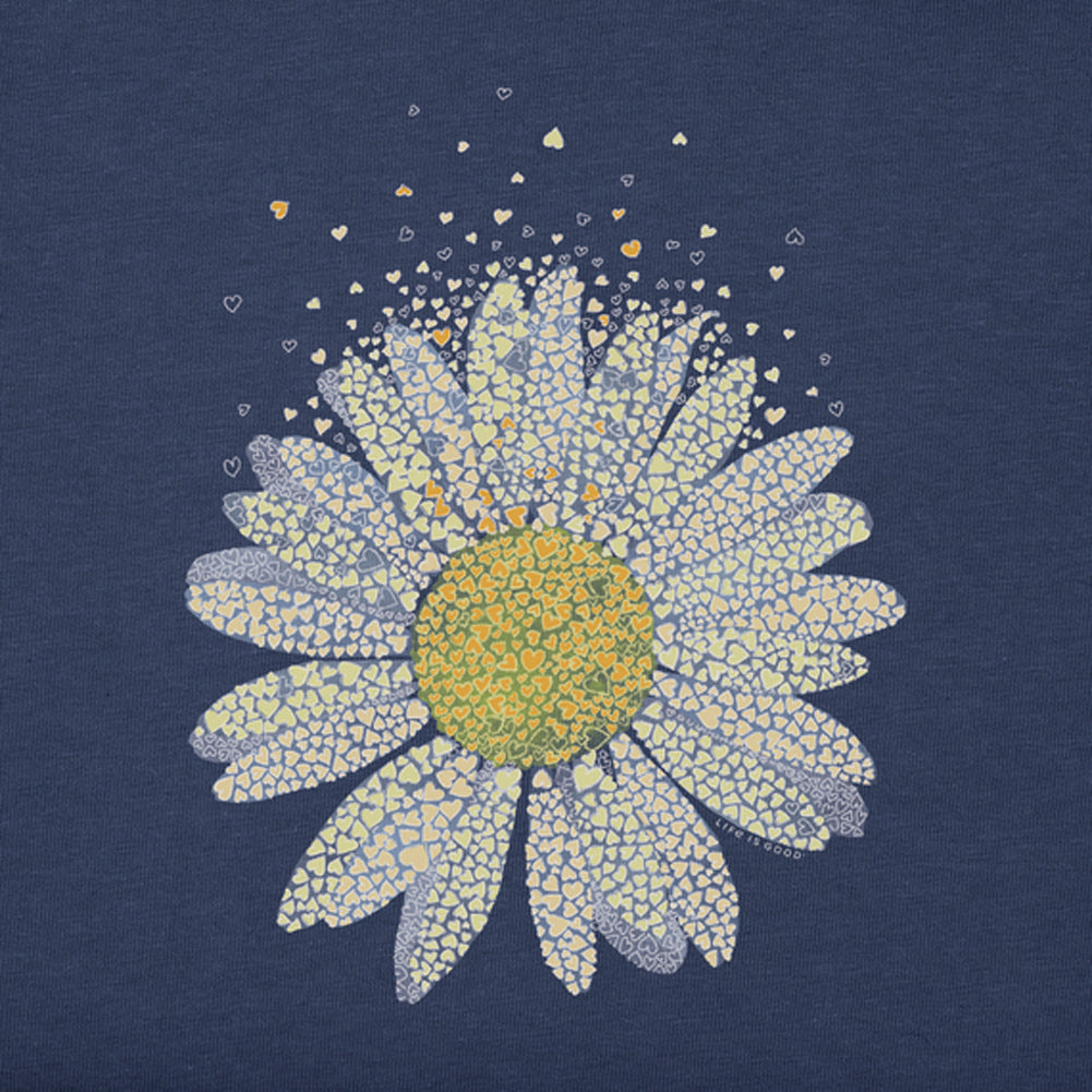 Women's Flower of Hearts Short Sleeve Tee - 129244