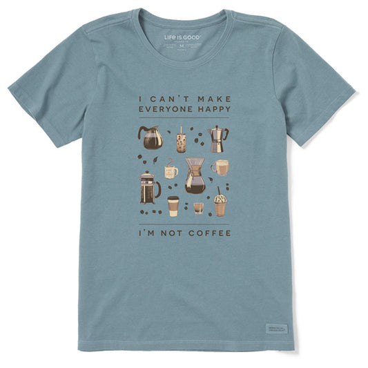 Women's Happy Coffee Crusher-LITE Tee - 129254