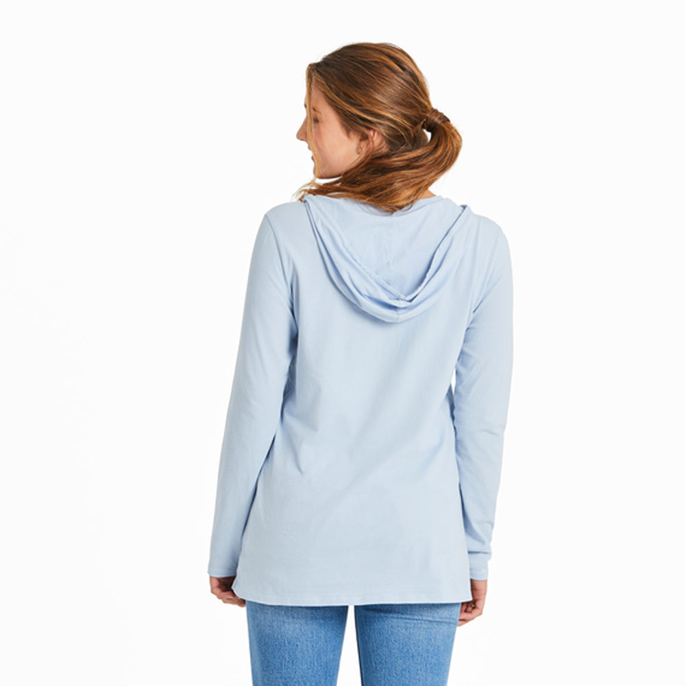 Nature Heals Dragonfly L/S Crusher-LITE Hooded Tee - Glacier Blue - 129302